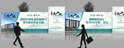 相城错落形地产围挡